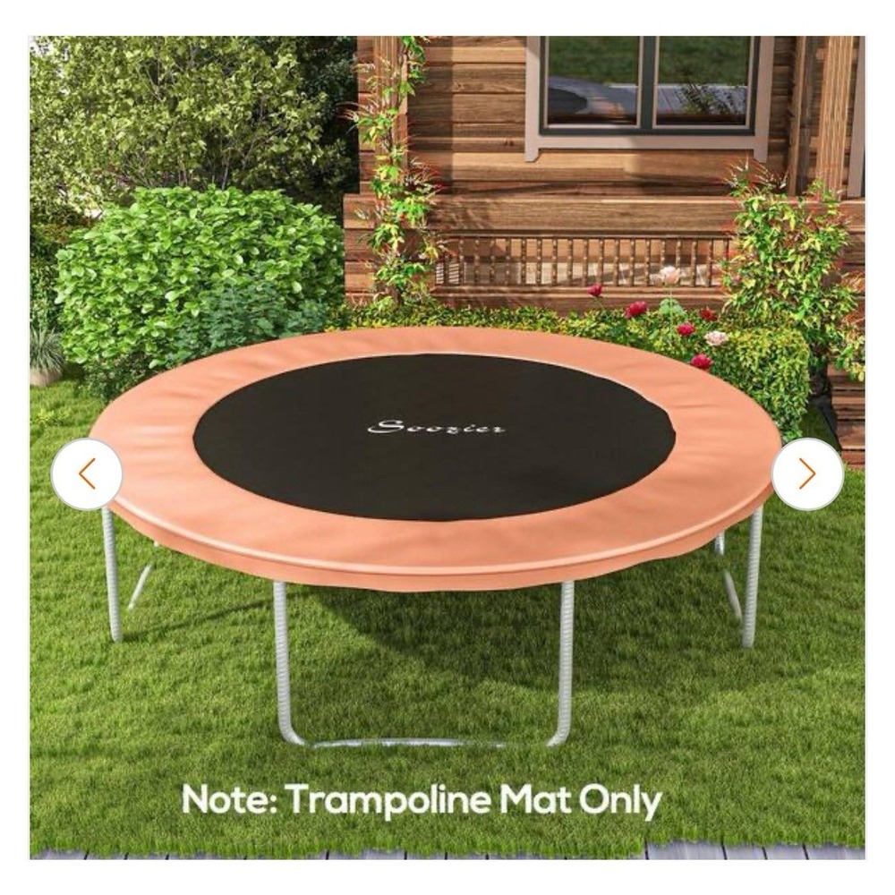 Soozier Trampoline Replacement‎ Mat, Fits 14' Tramp w/ 80 V-Hooks & 5.5" Springs